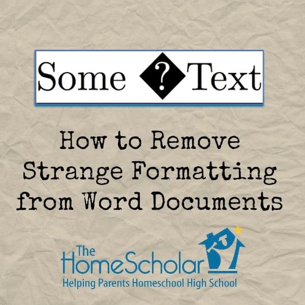 How To Remove Formatting From Word Documents HS Blog