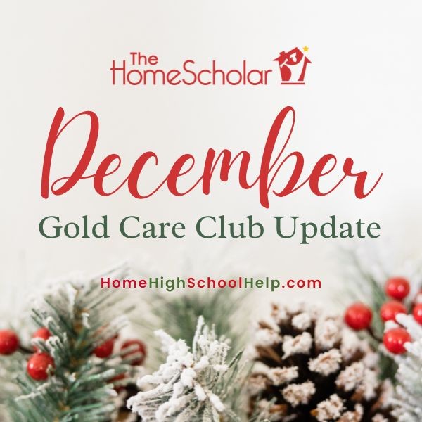 December Gold Care Club Update