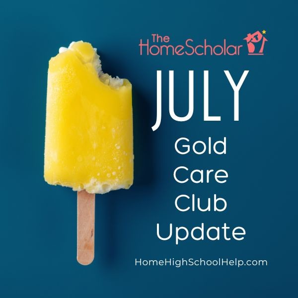 july gold care club update title