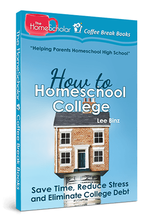 how to homeschool college earn college credits for free 3d book cover