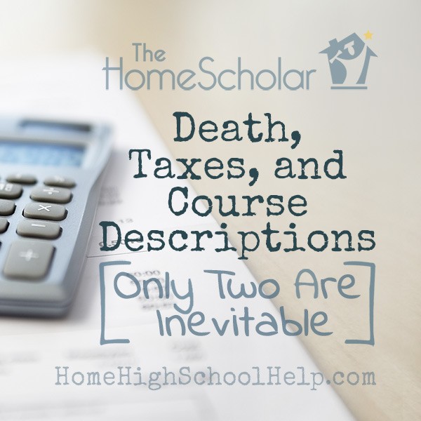 Death, Taxes, and Course Descriptions - Only Two are Inevitable