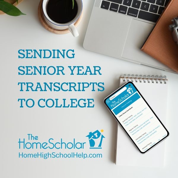 sending senior year transcripts to college title