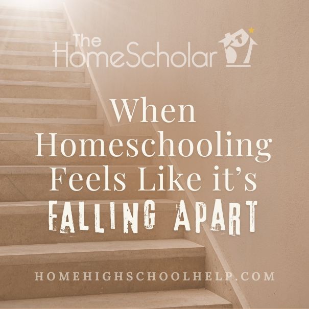 When Homeschooling Feels Like It’s Falling Apart