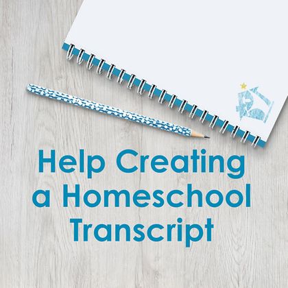 Help Creating a Homeschool Transcript. Notepad